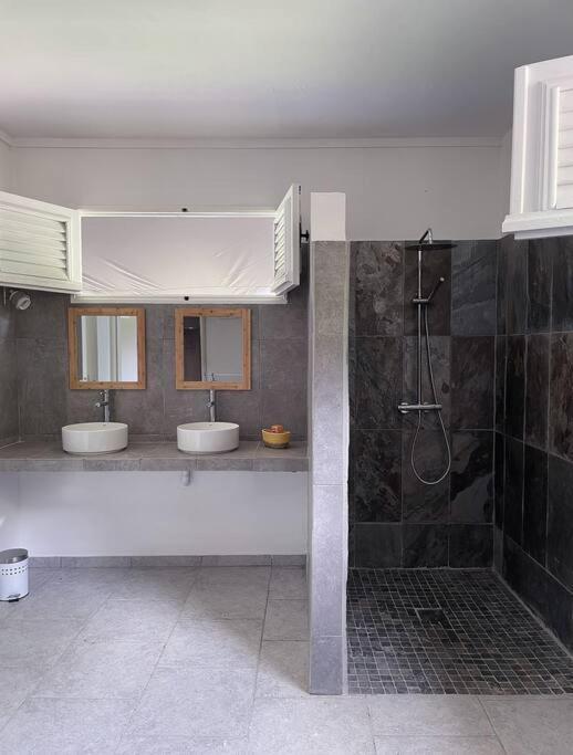 Spacieux Appartement A La Villa Montagne Le Carbet Bagian luar foto
